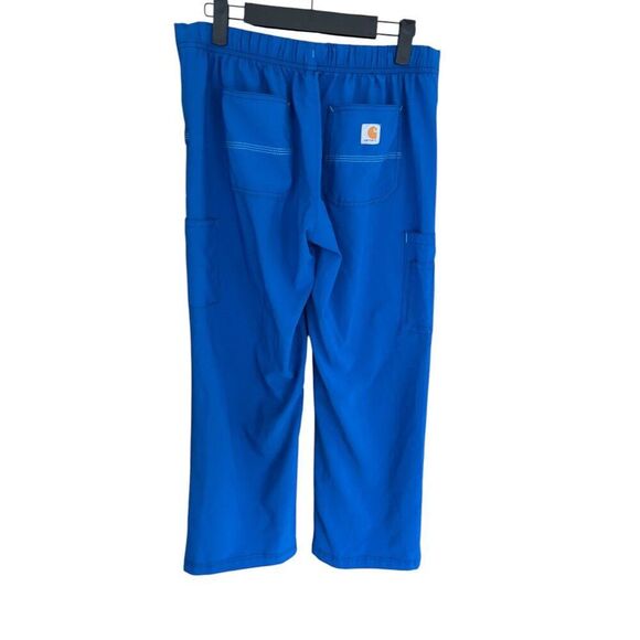 Carhartt Force Womens Petite small Scrub Pants In Bright Blue - Picture 5 of 8